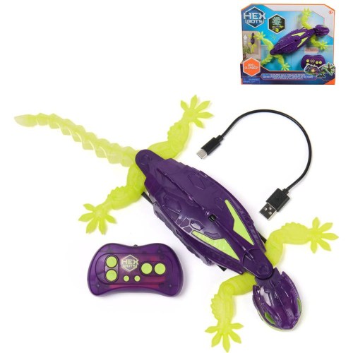 SPIN MASTER RC Gekon lezoucí po stěnách svítící ve tmě na baterie Světlo