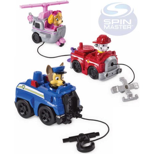 SPIN MASTER Paw Patrol vozidlo malé záchranářské s figurkou 6 druhů plast