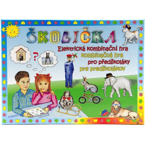 SVOBODA VOLTÍK Hra Školička 1 elektronická vědomostní na baterie Světlo