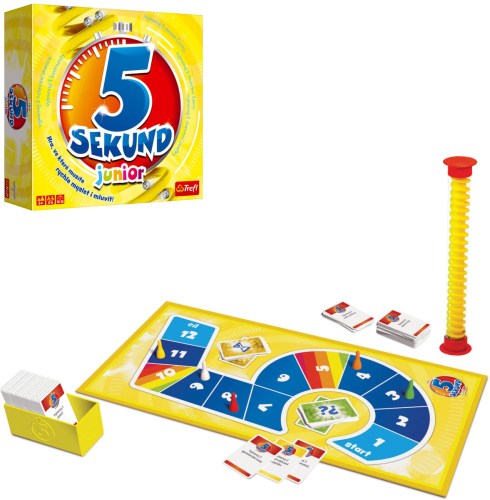 TREFL HRA 5 Sekund Junior kvízová s časoměřičem CZ *SPOLEČENSKÉ HRY*