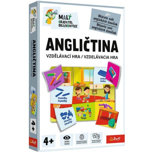 TREFL Hra Malý objevitel Angličtina vzdělávací společenská hra